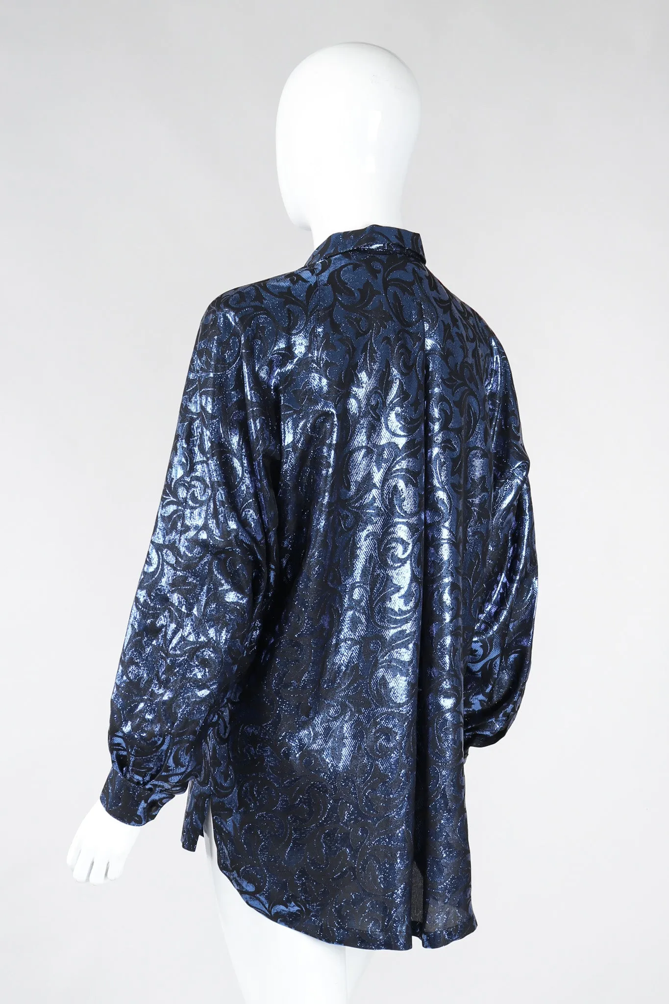 Damask Pajama Blouse