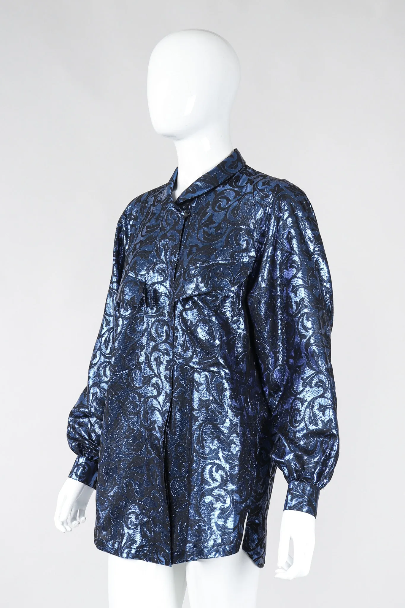 Damask Pajama Blouse