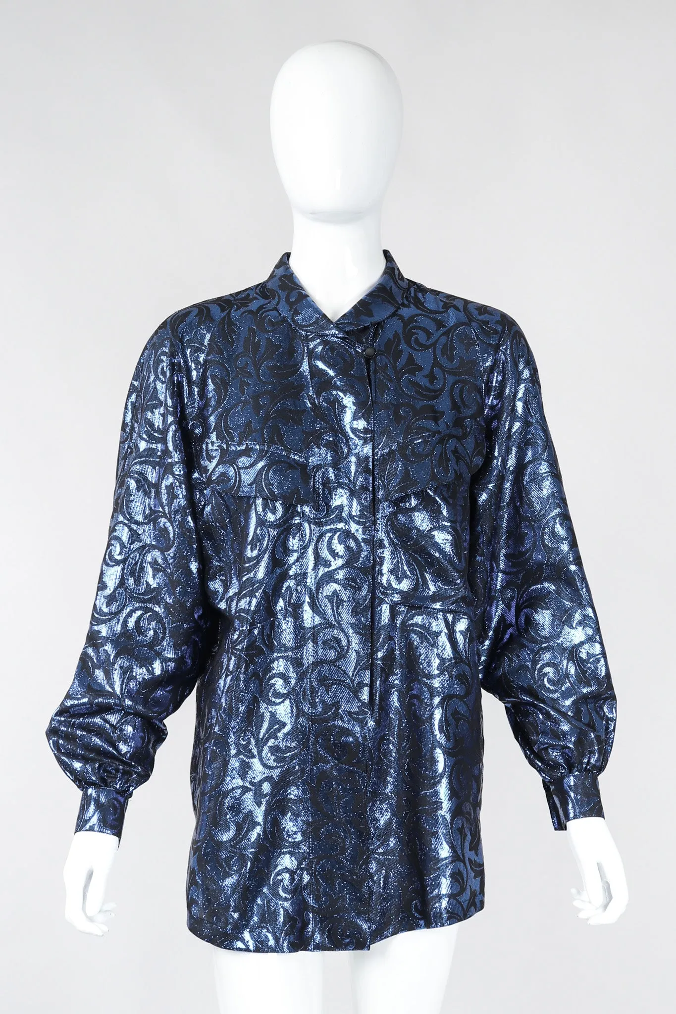 Damask Pajama Blouse