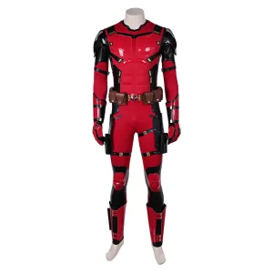 Deadpool&Wolverine Deadpool Variants Nice Pool Cosplay Red Jumpsuit Costume Outfits Halloween Carnival Suit