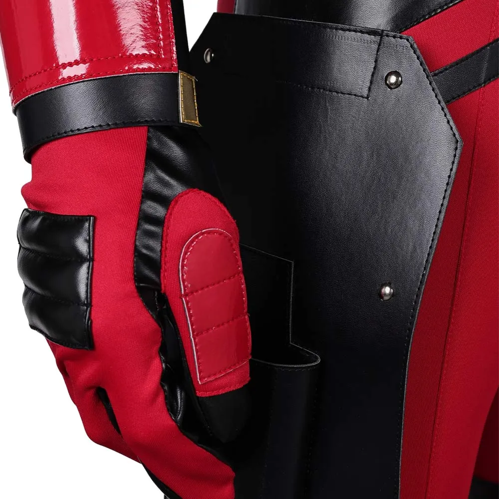 Deadpool&Wolverine Deadpool Variants Nice Pool Cosplay Red Jumpsuit Costume Outfits Halloween Carnival Suit