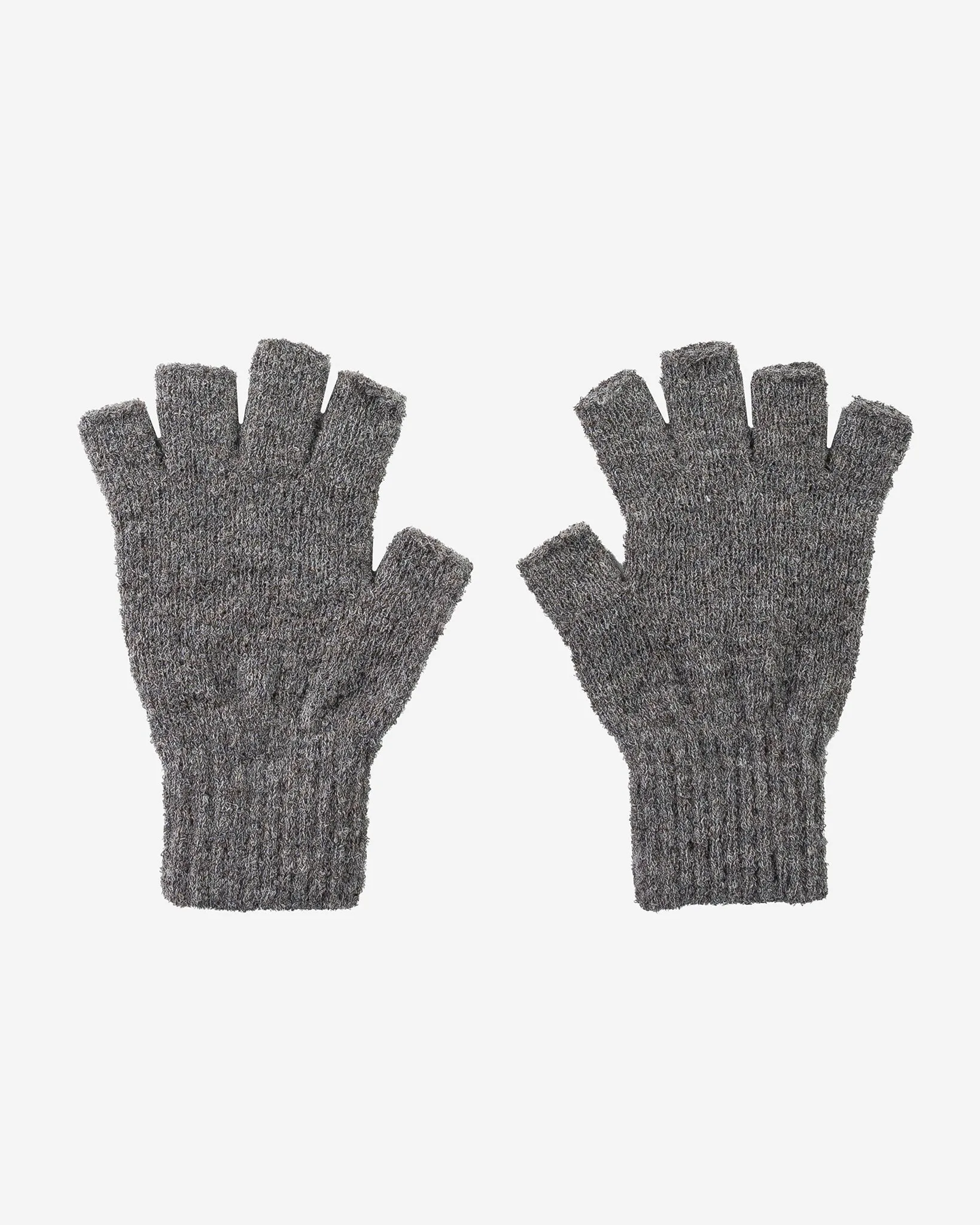 Decka Fingerless Gloves - Light Grey