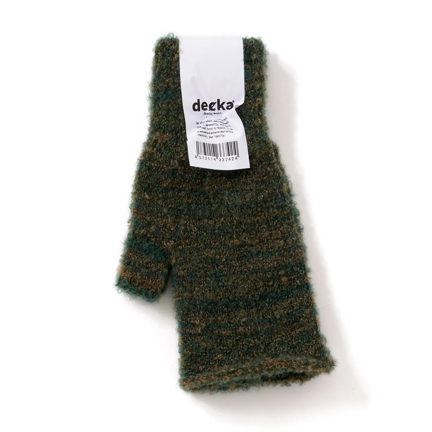 decka Quality socks | デカ クォリティソックス　Fingerless Gloves | Mohair