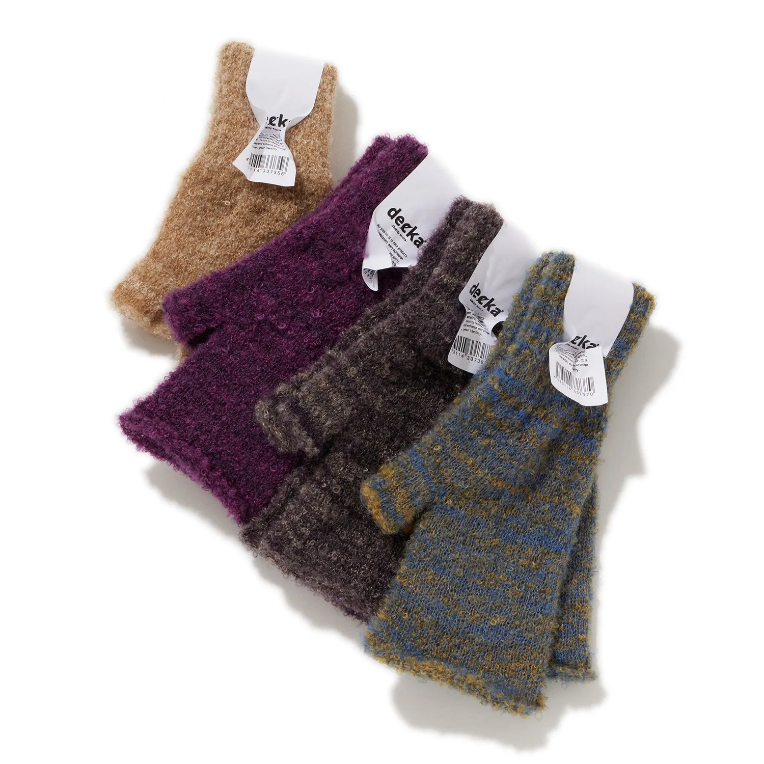 decka Quality socks | デカ クォリティソックス　Fingerless Gloves | Mohair