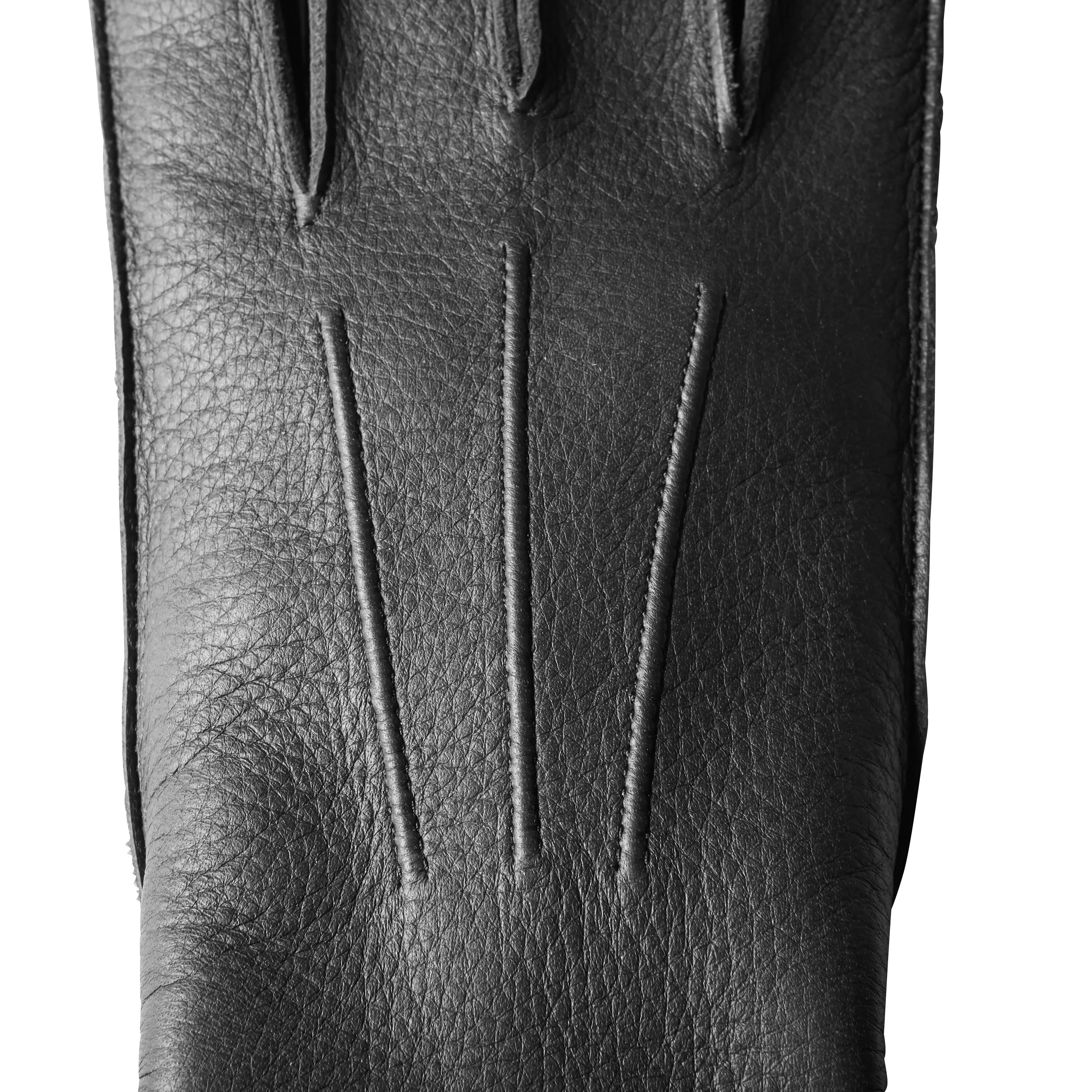 Deerskin Touchscreen Leather in Notte Black
