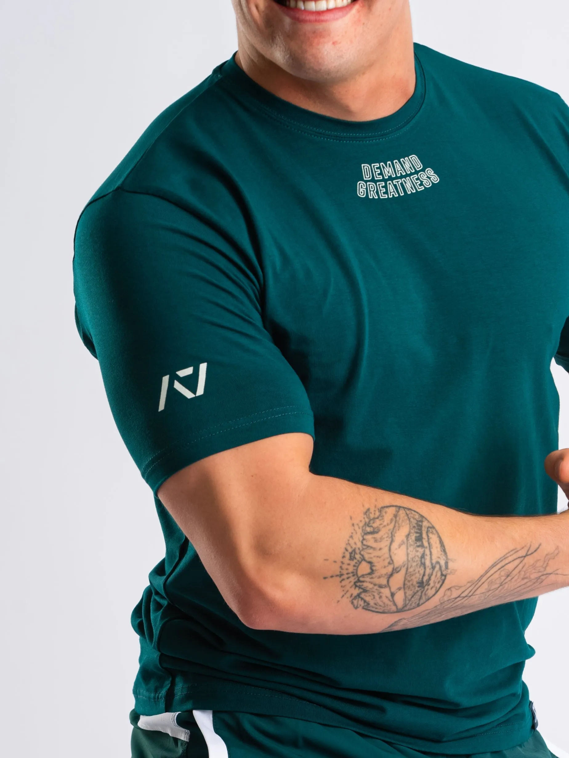DG23 Men’s Meet Shirt - IPF Approved - Emerald Forás