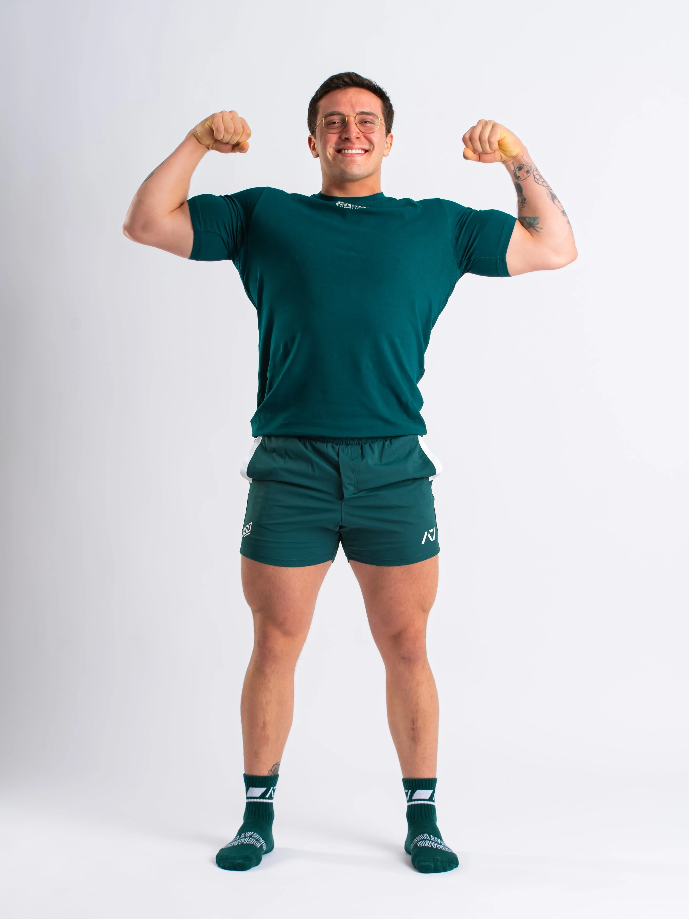 DG23 Men’s Meet Shirt - IPF Approved - Emerald Forás