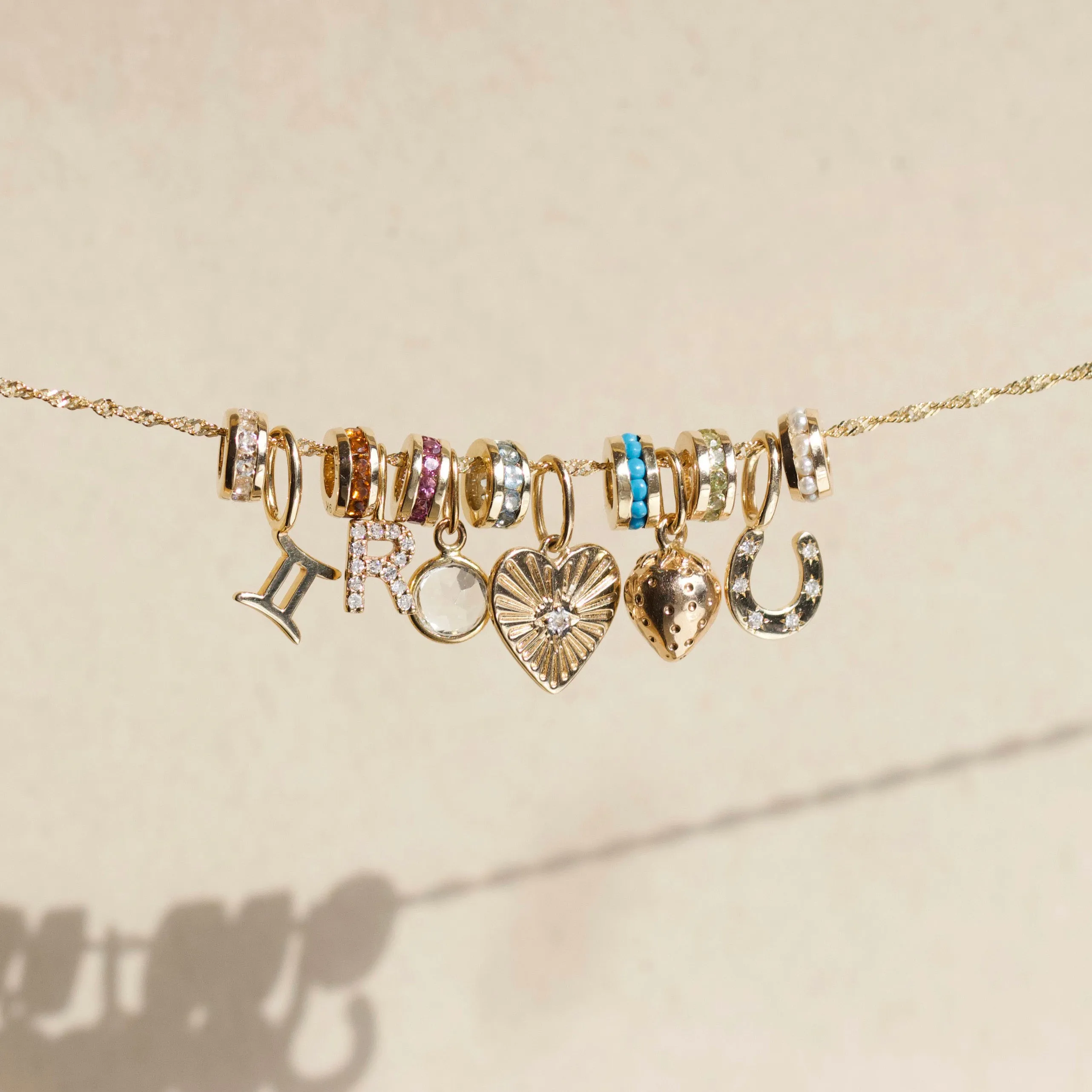 Diamond Initial Charm