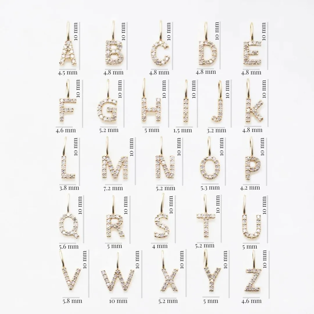 Diamond Initial Charm
