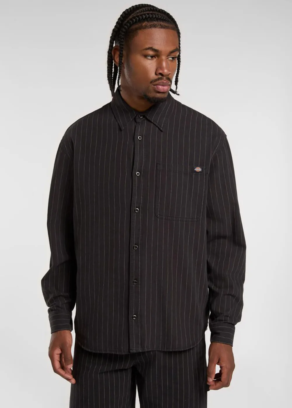 Dickies Service Stripe Shirt Black