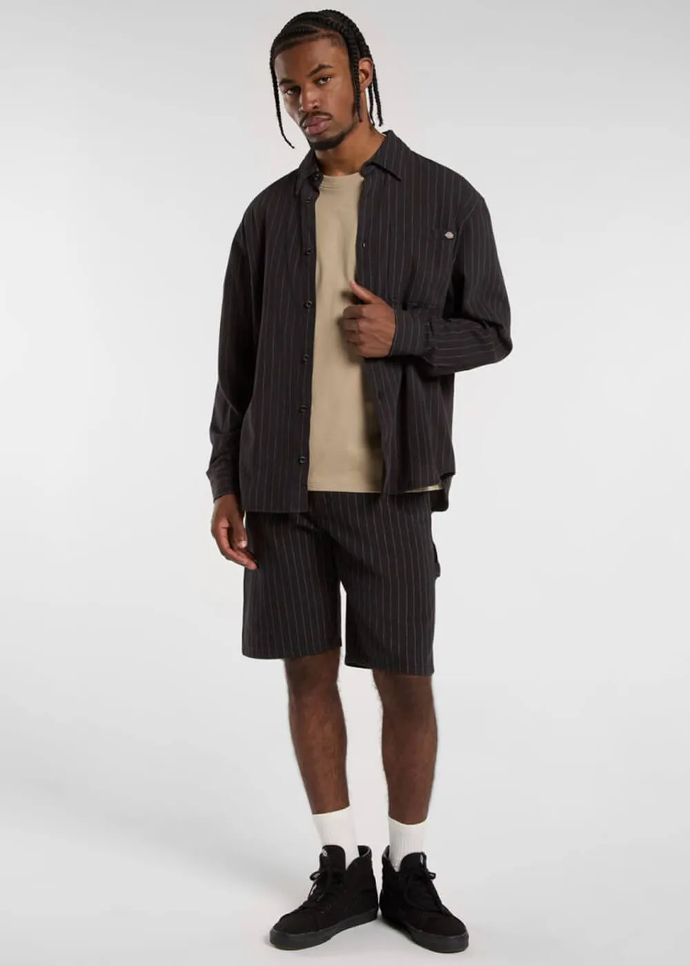 Dickies Service Stripe Shirt Black