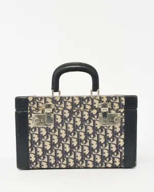 Dior Blue Oblique Canvas Vanity Case