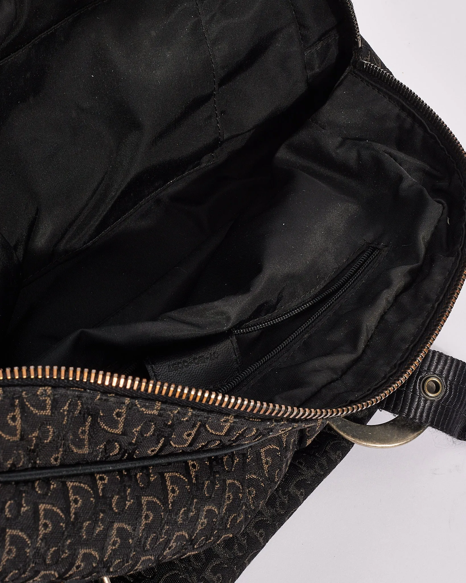 Dior Vintage Black Diorissimo Canvas Tote Bag