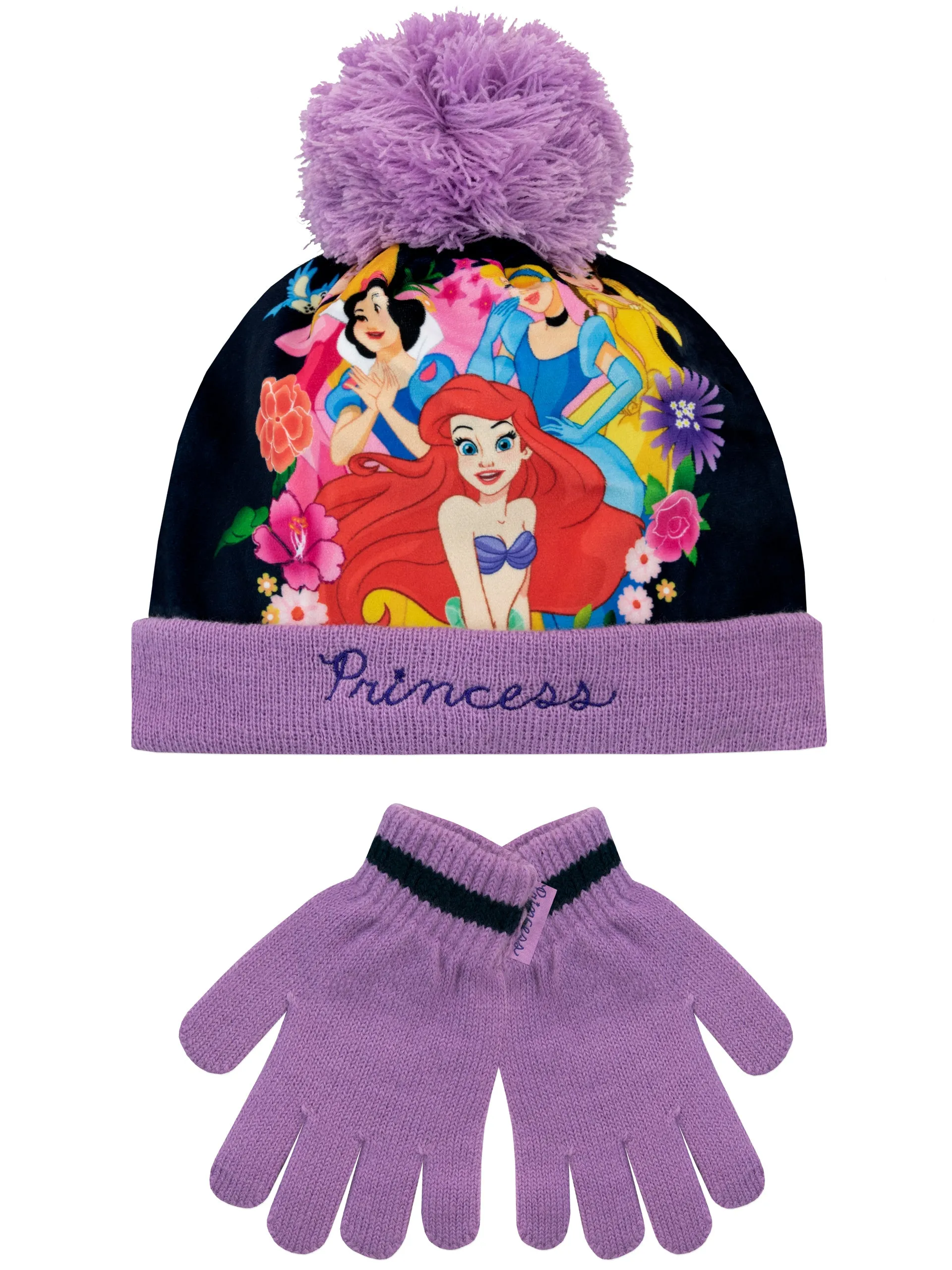 Disney Princess Hat and Gloves Set