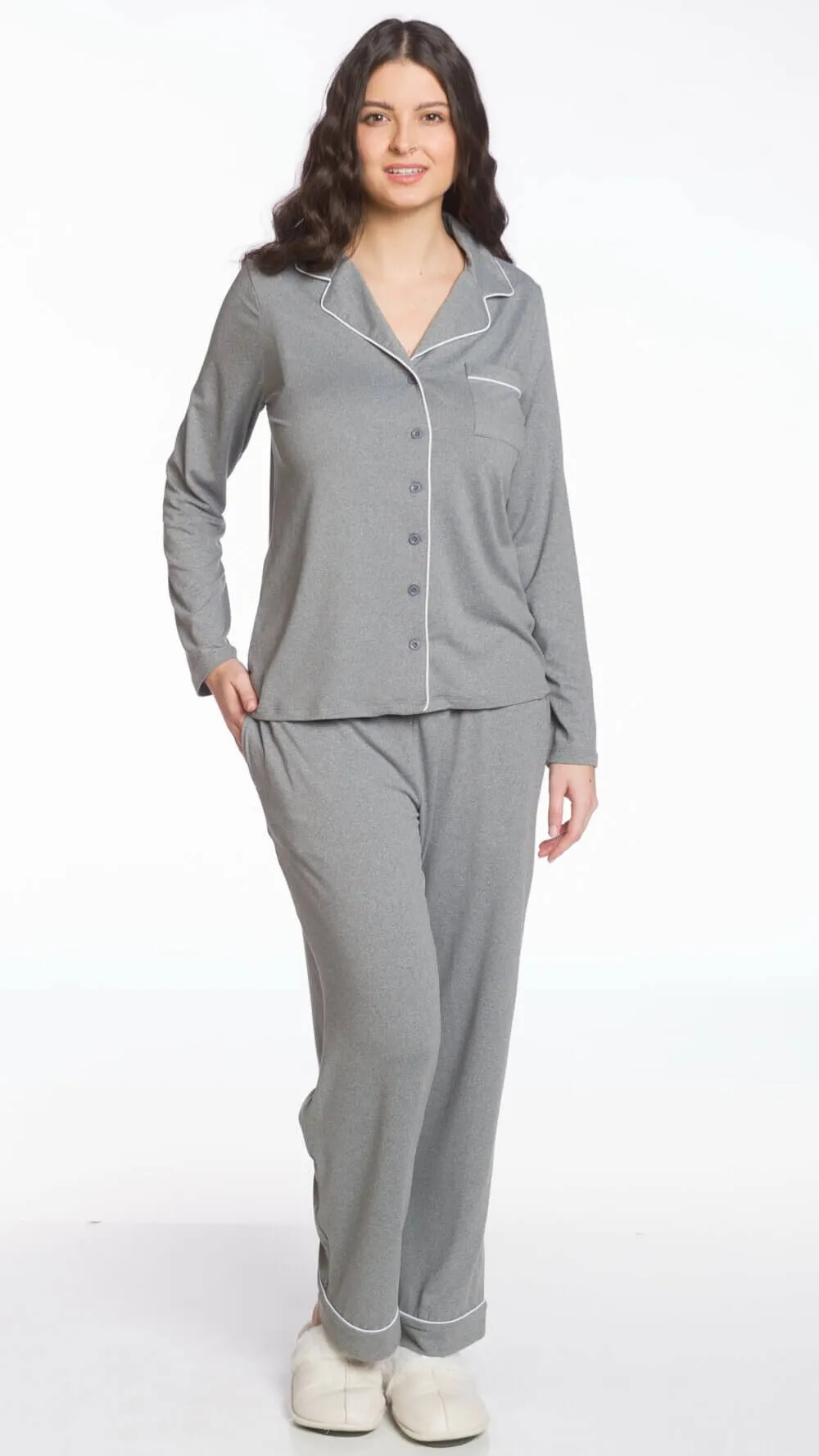 DKR & Co. Ladies Two Piece PJ Set, Style #YMS-2PJ
