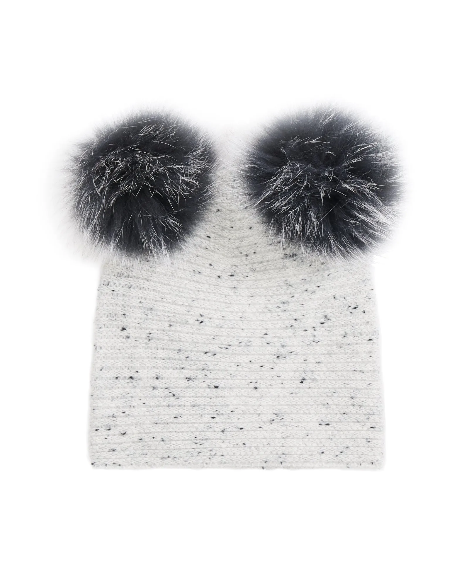 Donegal Cashmere Beanie with Pom Pom