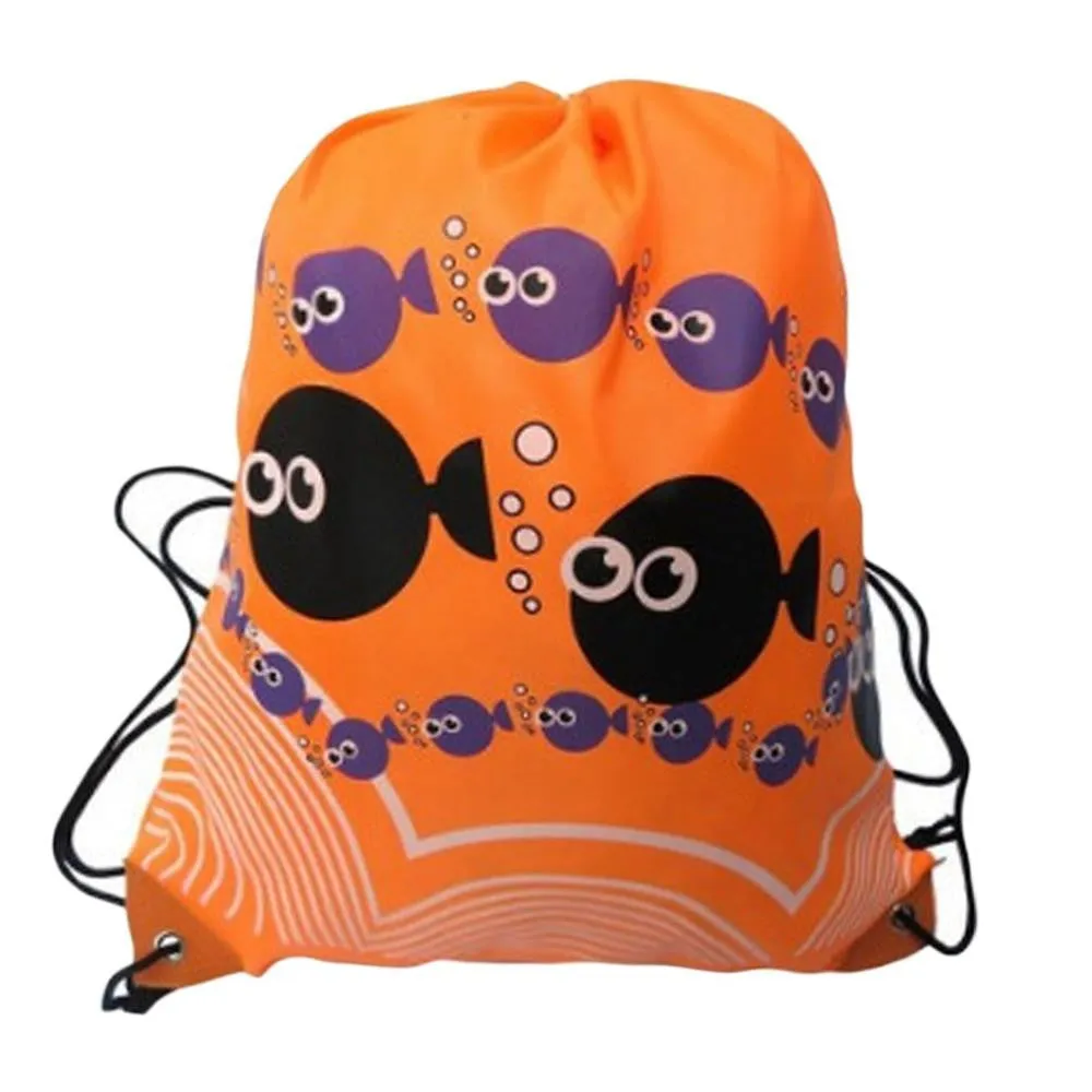Double Layer Drawstring Gym Waterproof Backpacks Swimming Sports Beach Bag Travel Portable Fold Mini Shoulder Bags