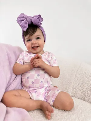 Dream Big Little Co Lavender DaisieZzz S/S Dream Set w/Shorts