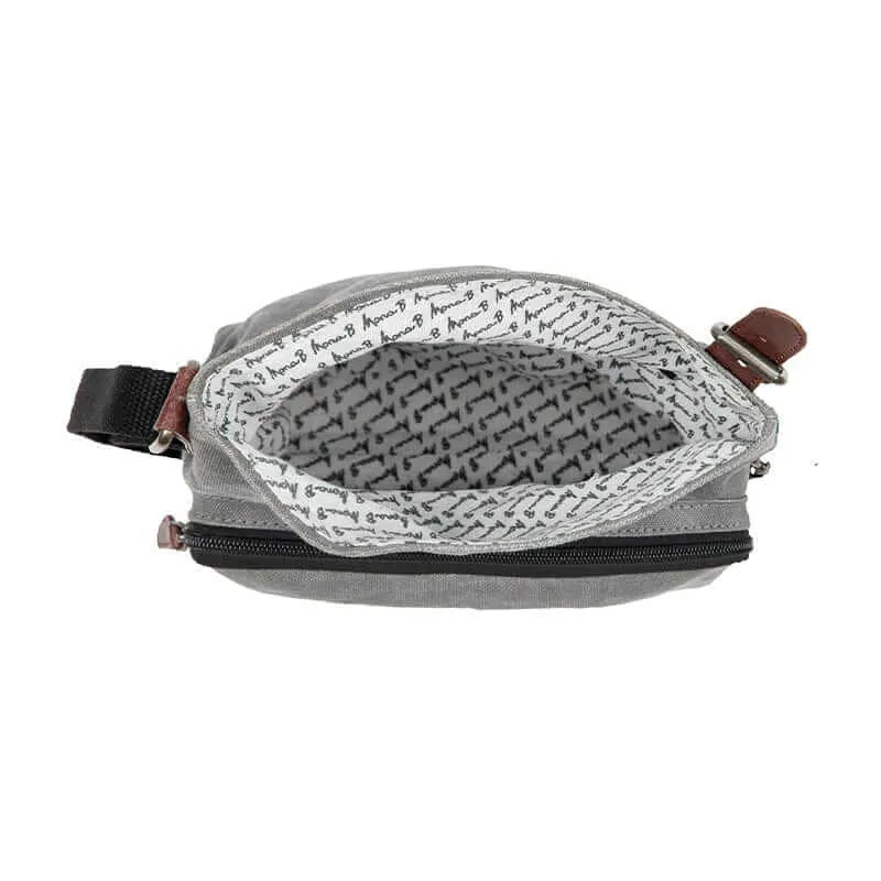 Dream Create Messenger Crossbody Bag for Men and Women - Grey