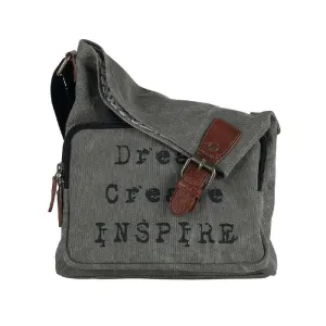 Dream Create Messenger Crossbody Bag for Men and Women - Grey