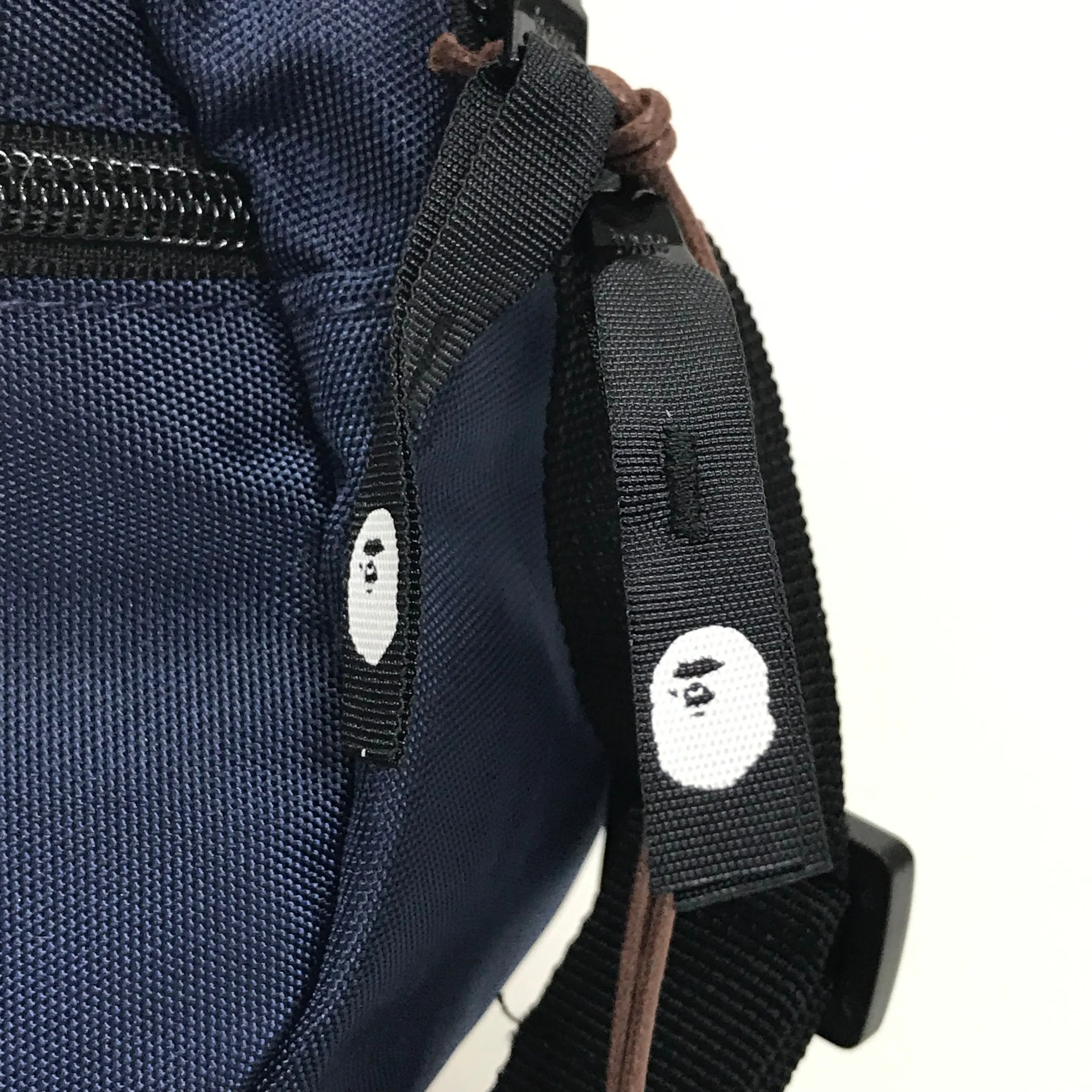 DS! A Bathing Ape Bape Shoulder Bag Navy