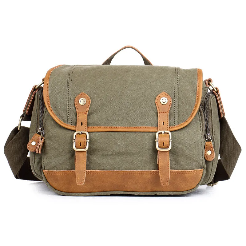 DSLR Camera Bag Canvas Camera Bag Canvas Shoulder Bag QSM8619