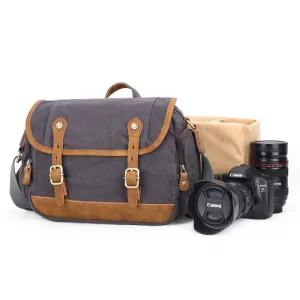 DSLR Camera Bag Canvas Camera Bag Canvas Shoulder Bag QSM8619