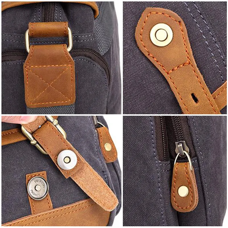 DSLR Camera Bag Canvas Camera Bag Canvas Shoulder Bag QSM8619