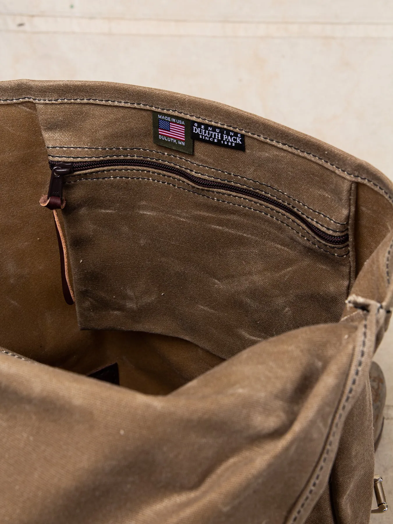 Duluth Pack #51 Waxed Khaki