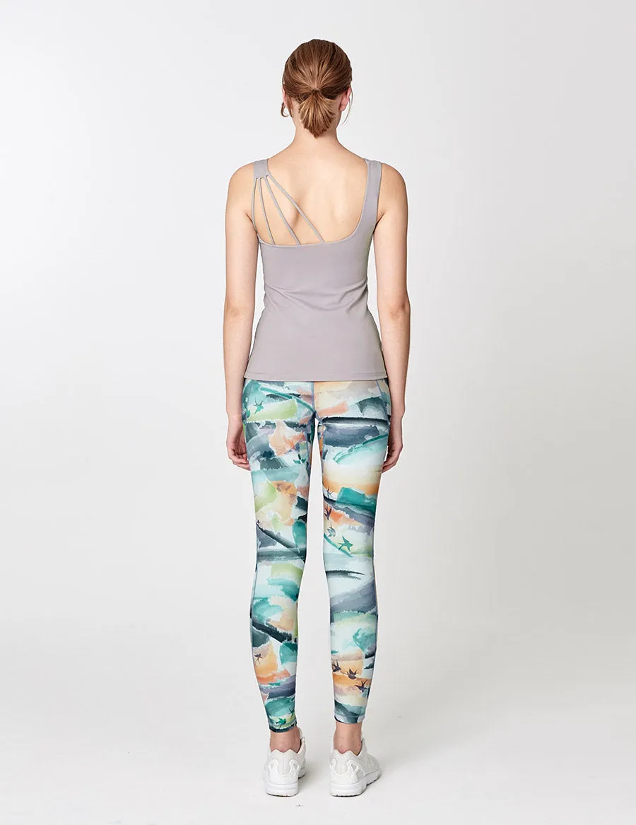 easyoga LESPIRO Cordial Tank - X07 Gray/Peach Powder