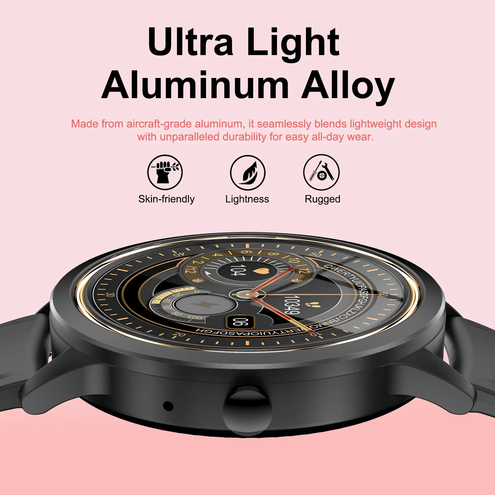 EIGIIS A60 Smart Watch(Dial/Answer Calls), 1.32’’ Sports Smartwatch for Men Women