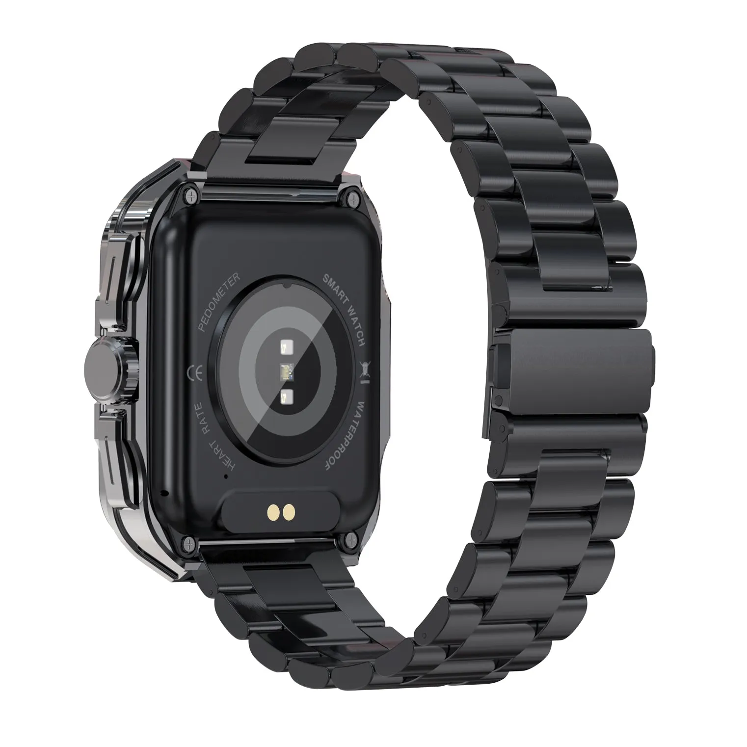 EIGIIS Smart Watch for Men 1.85” Bluetooth Dail Calls Speaker Outdoor Waterproof Military Tactical Sports Watch Fitness Tracker Watch with Heart Rate Monitor Sleep Tracker Pedometer for iPhone Samsung