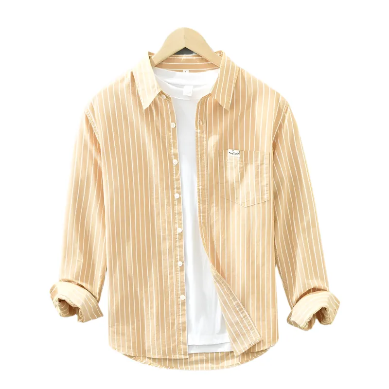 Emmanuel – Casual Men’s Striped Long Sleeve