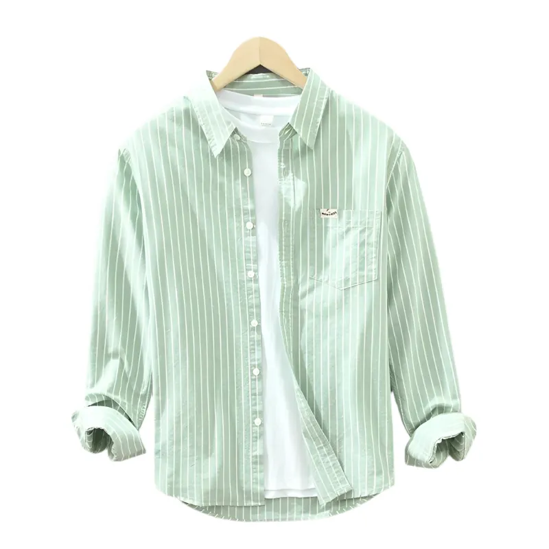Emmanuel – Casual Men’s Striped Long Sleeve