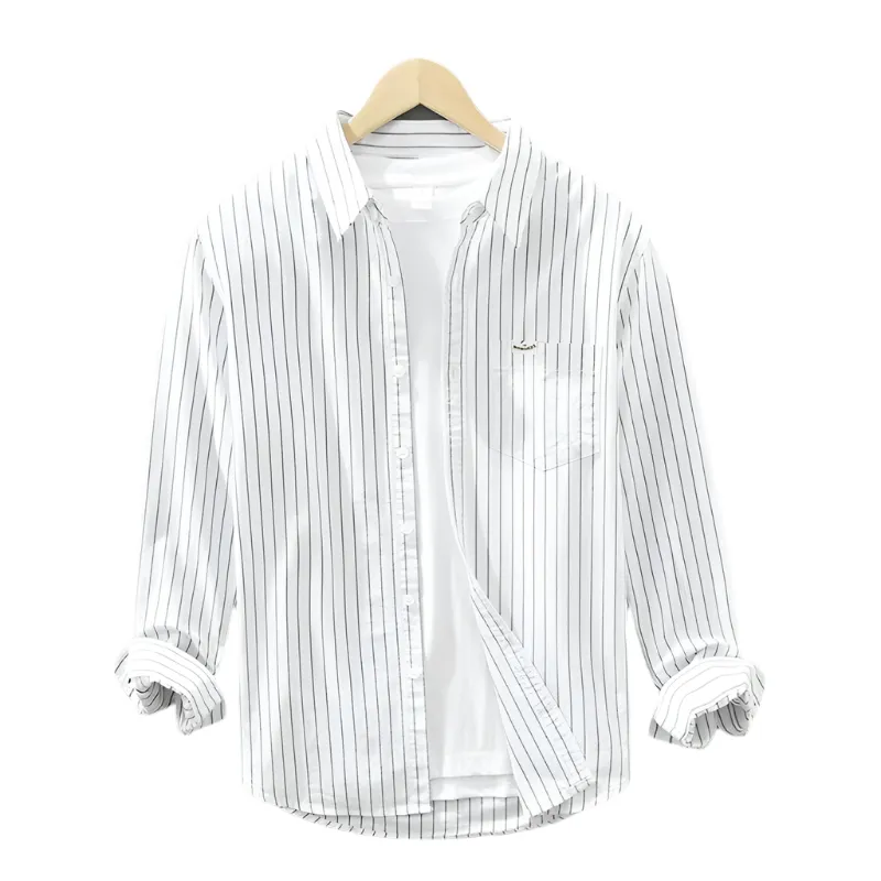 Emmanuel – Casual Men’s Striped Long Sleeve