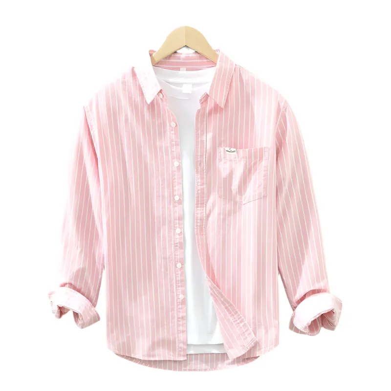 Emmanuel – Casual Men’s Striped Long Sleeve