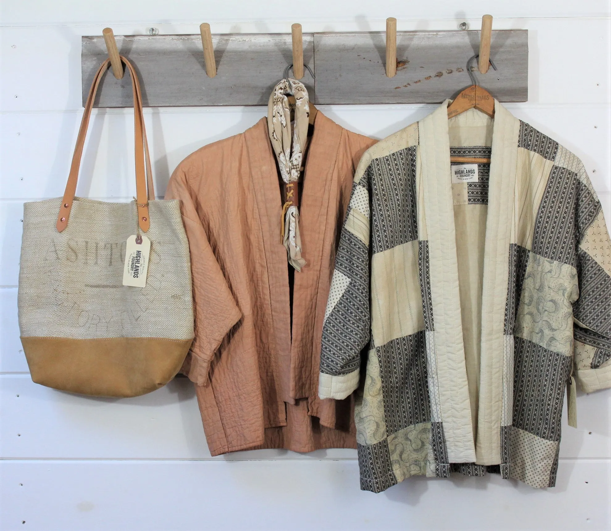 English Grain Sack Tote