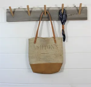 English Grain Sack Tote