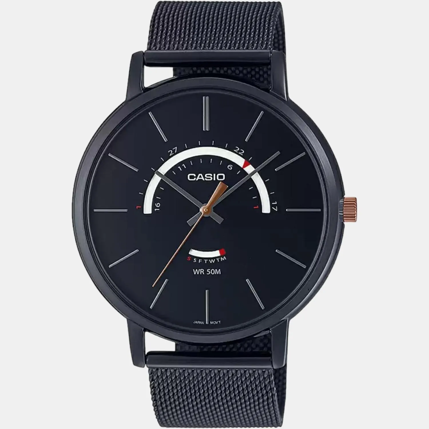Enticer Men's Analog Stainless Steel Watch A1882 - MTP-B105MB-1AVDF