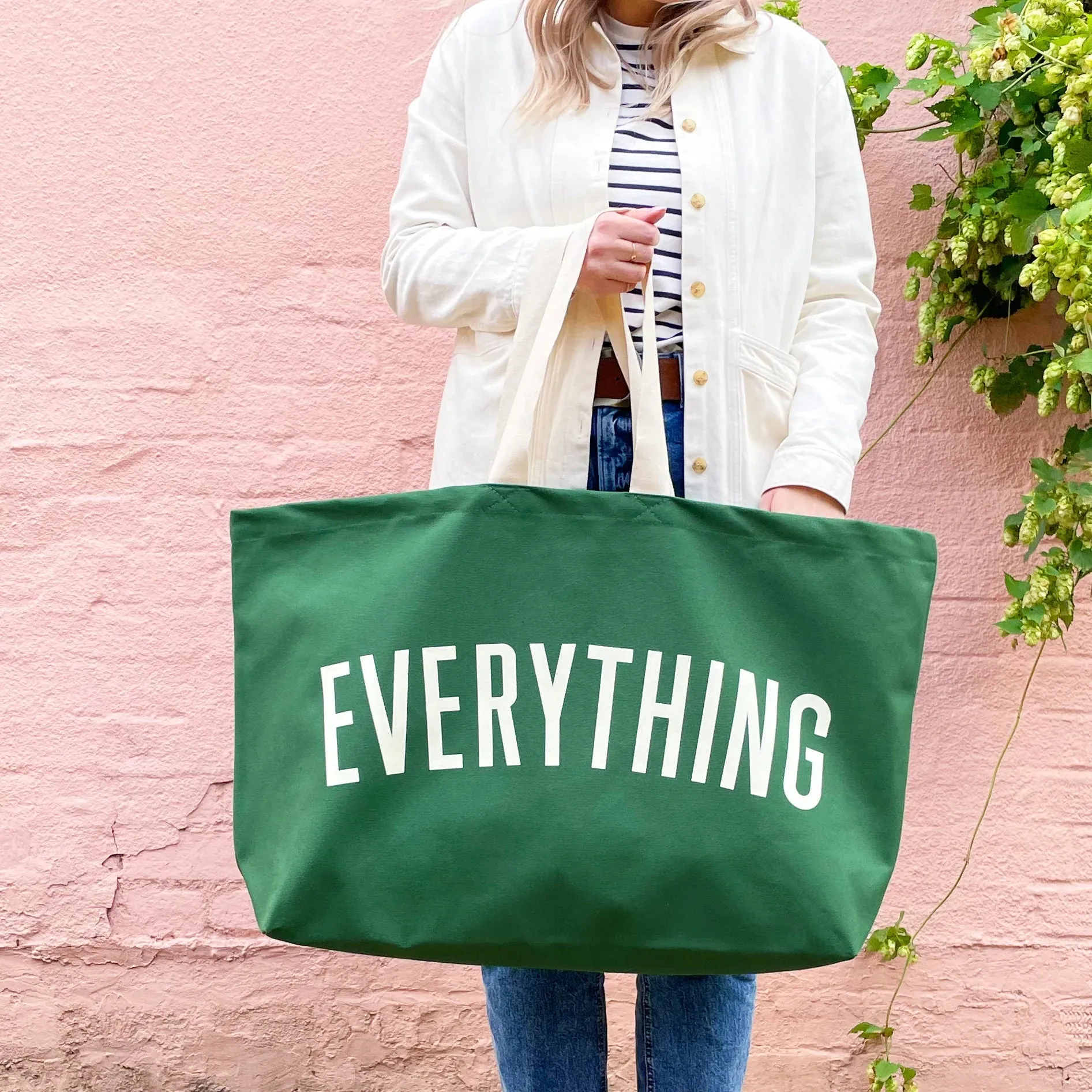 Everything - Forest Green REALLY Big Bag by Alphabet Bags