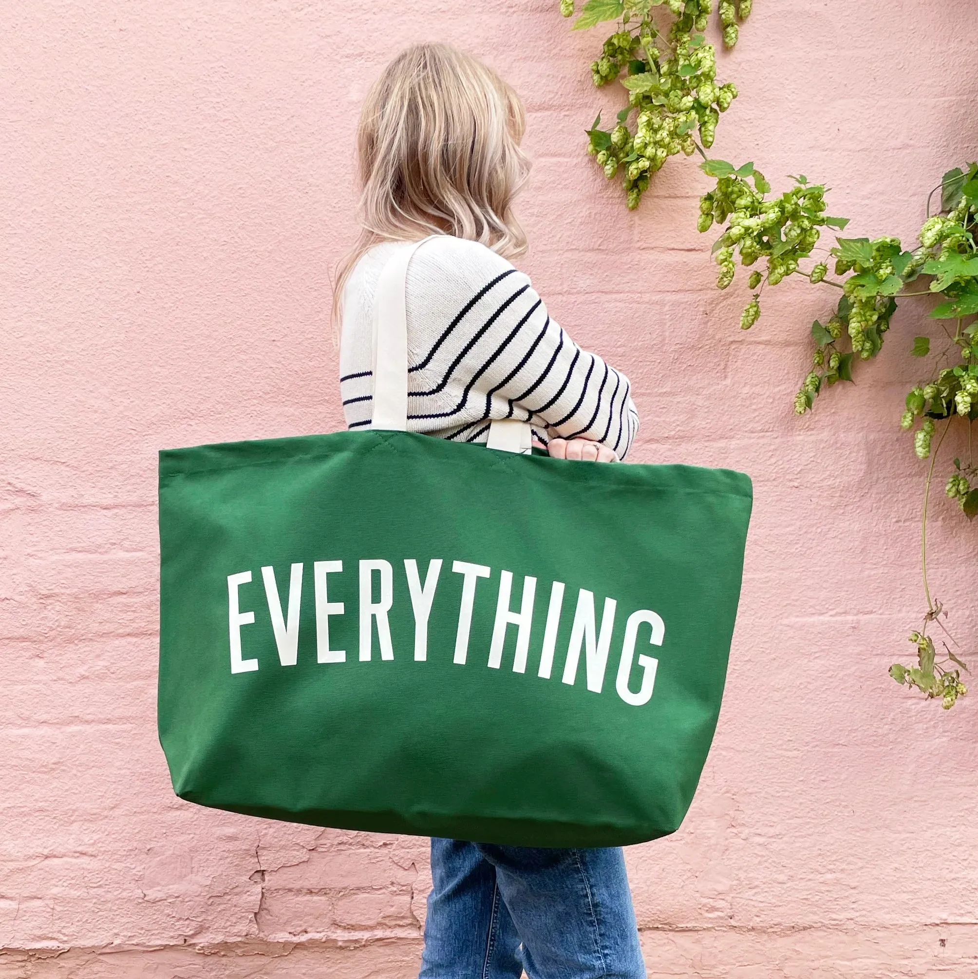 Everything - Forest Green REALLY Big Bag by Alphabet Bags