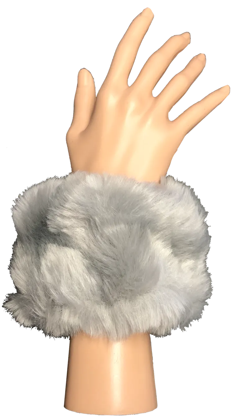 Faux Fur Cuff Set