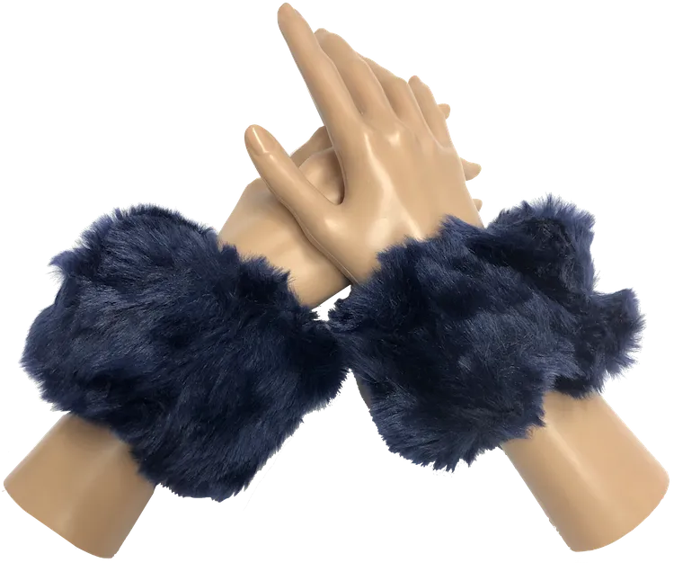 Faux Fur Cuff Set