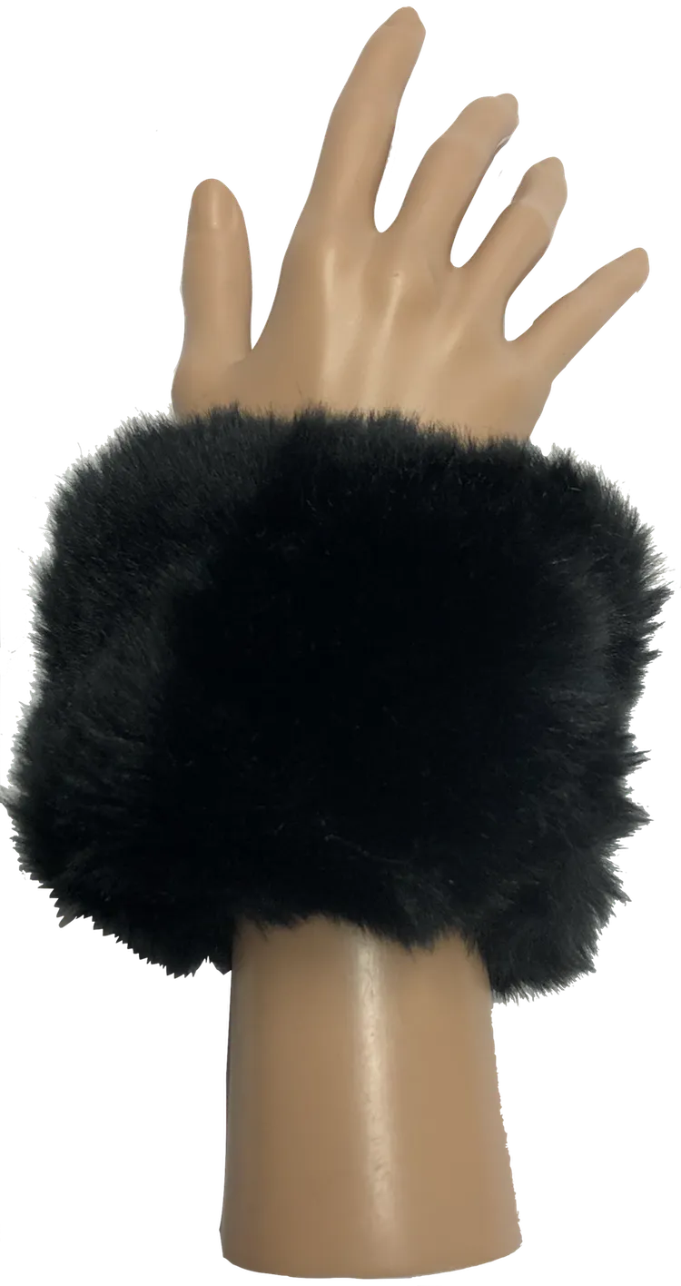 Faux Fur Cuff Set
