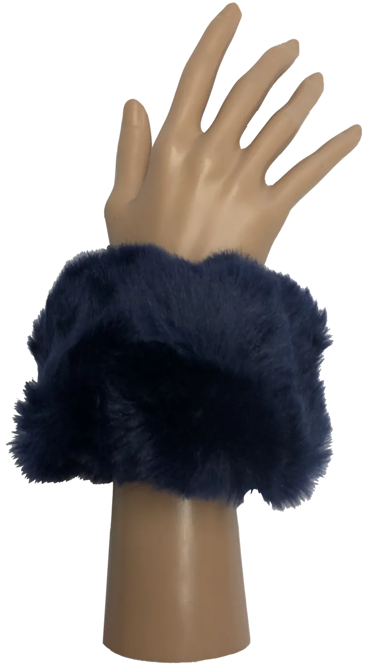 Faux Fur Cuff Set