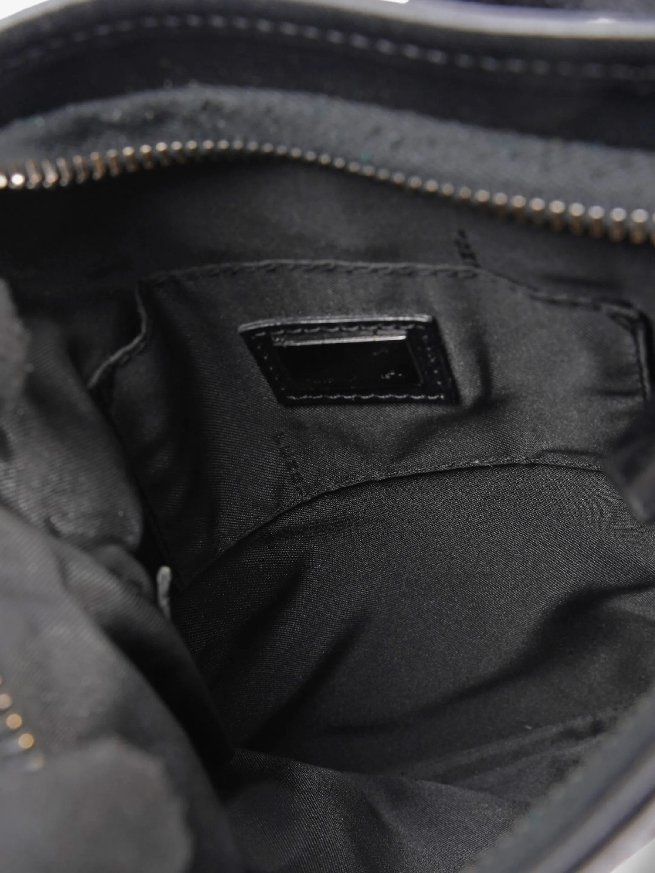 Fendi FF Messenger Bag Black Canvas