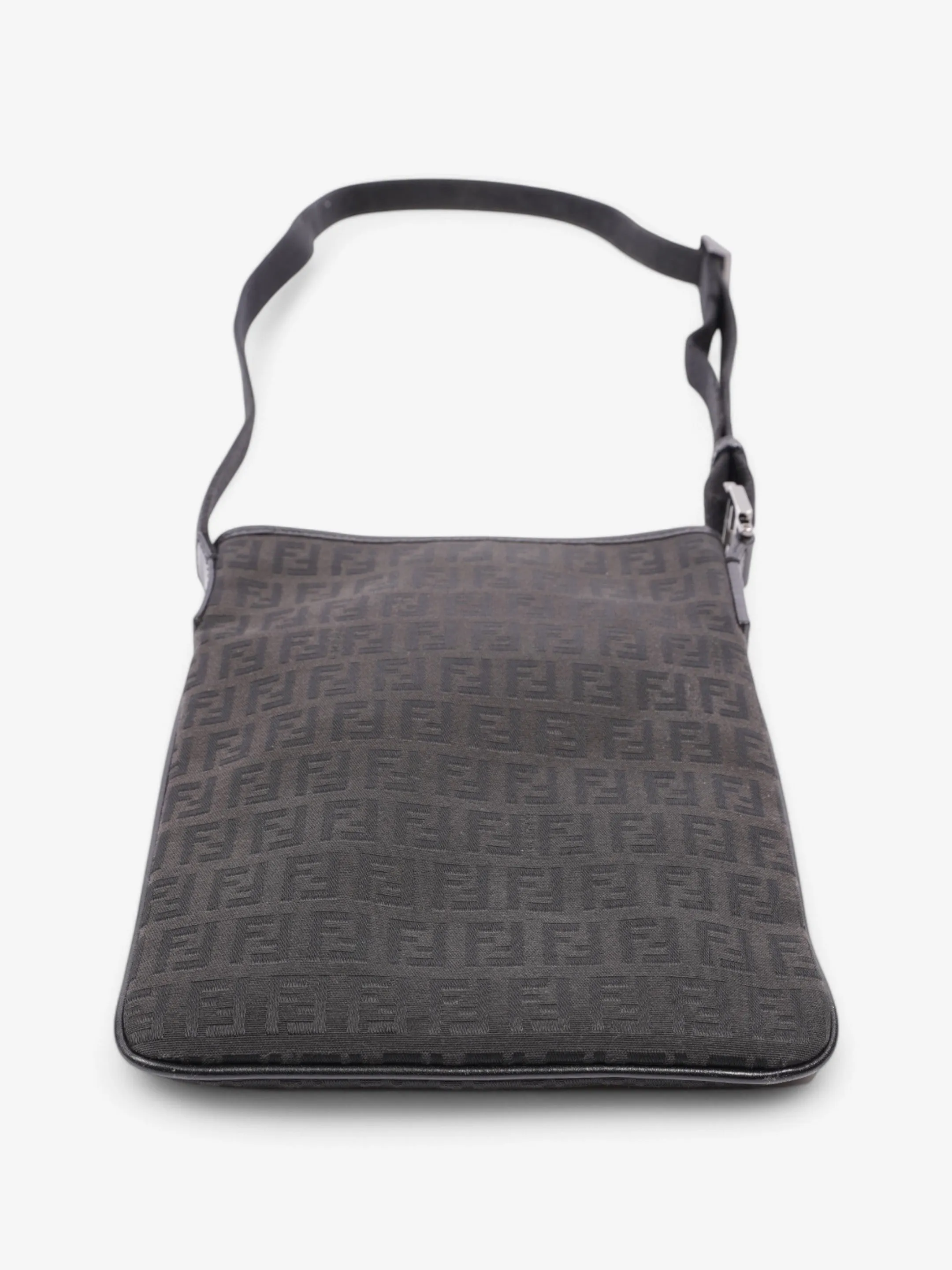 Fendi FF Messenger Bag Black Canvas