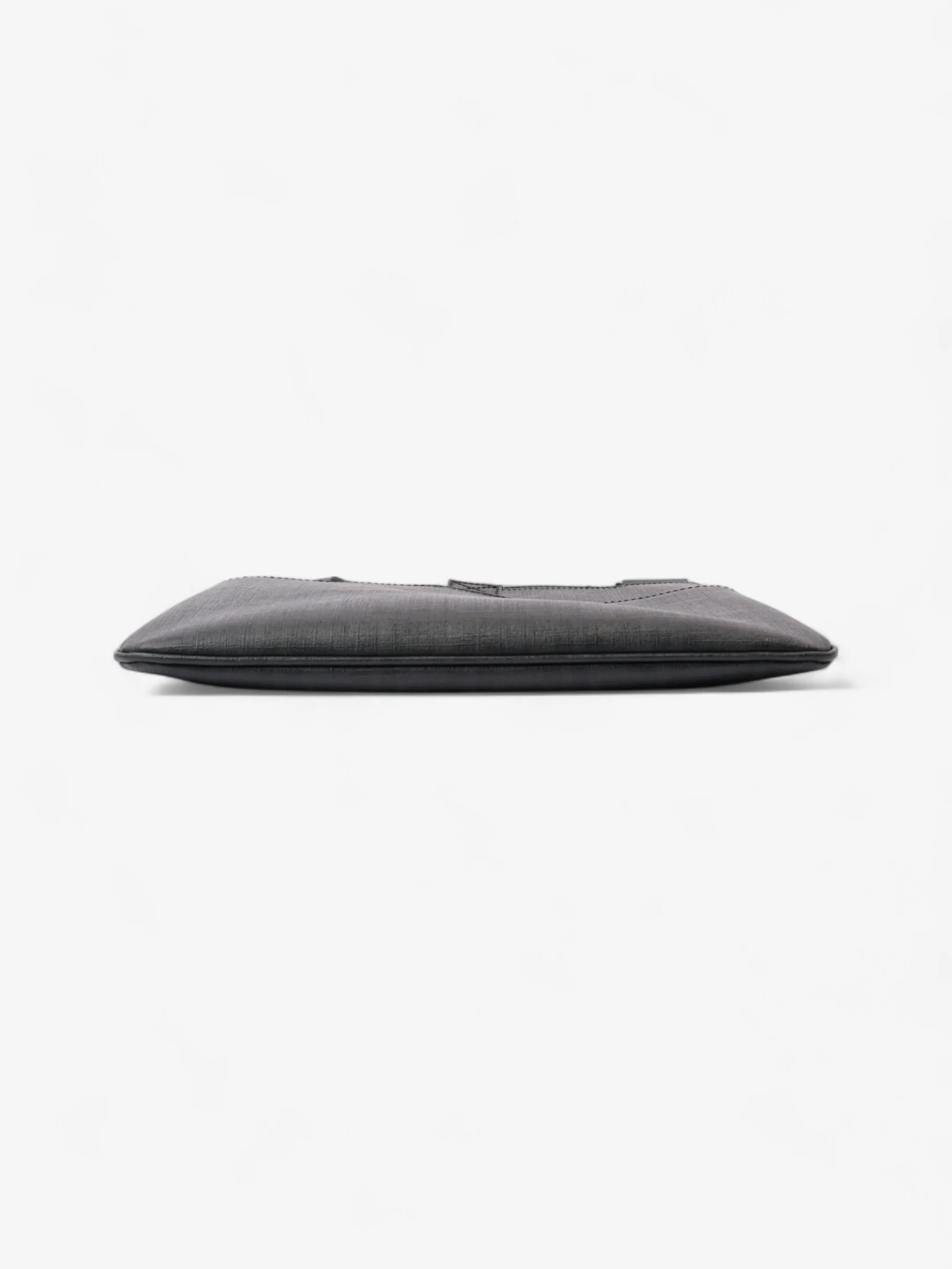 Fendi Zucca Shoulder Bag Black Canvas