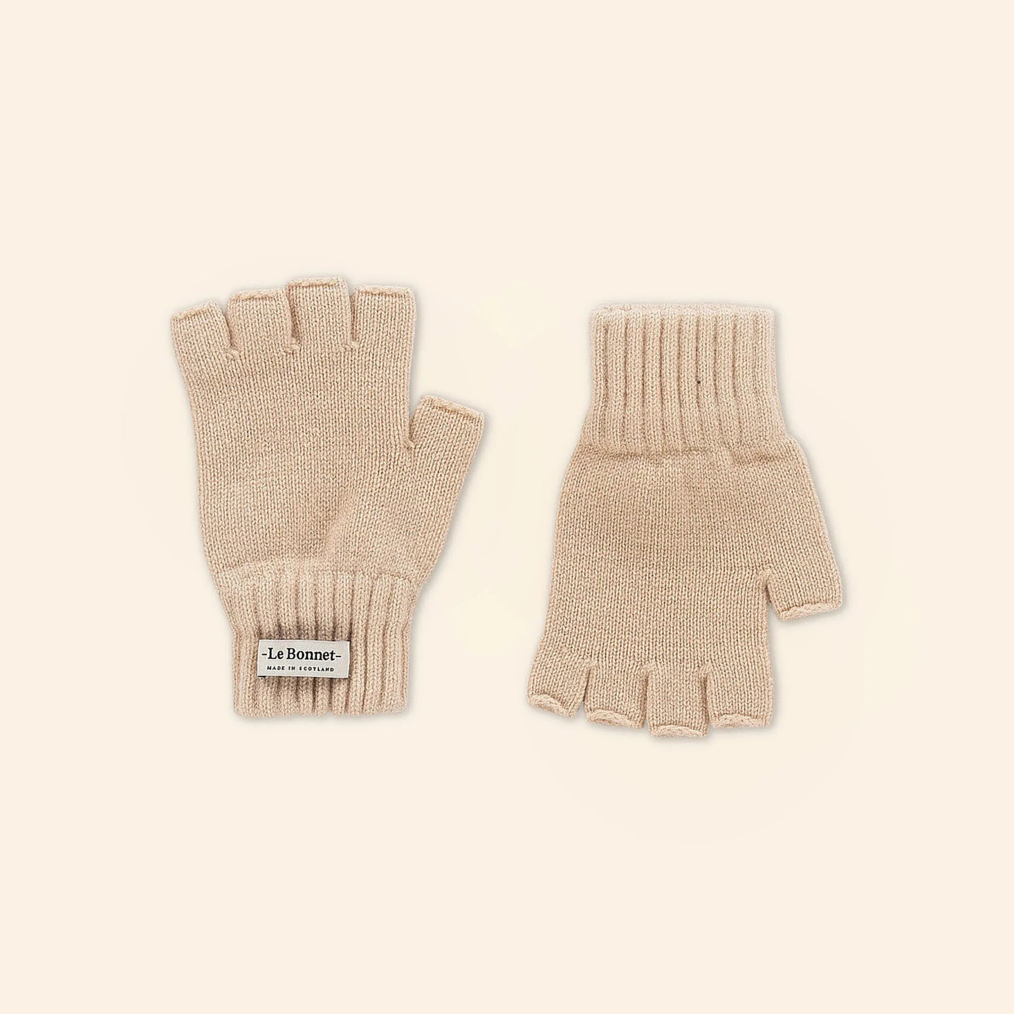 Fingerless Gloves, Sand