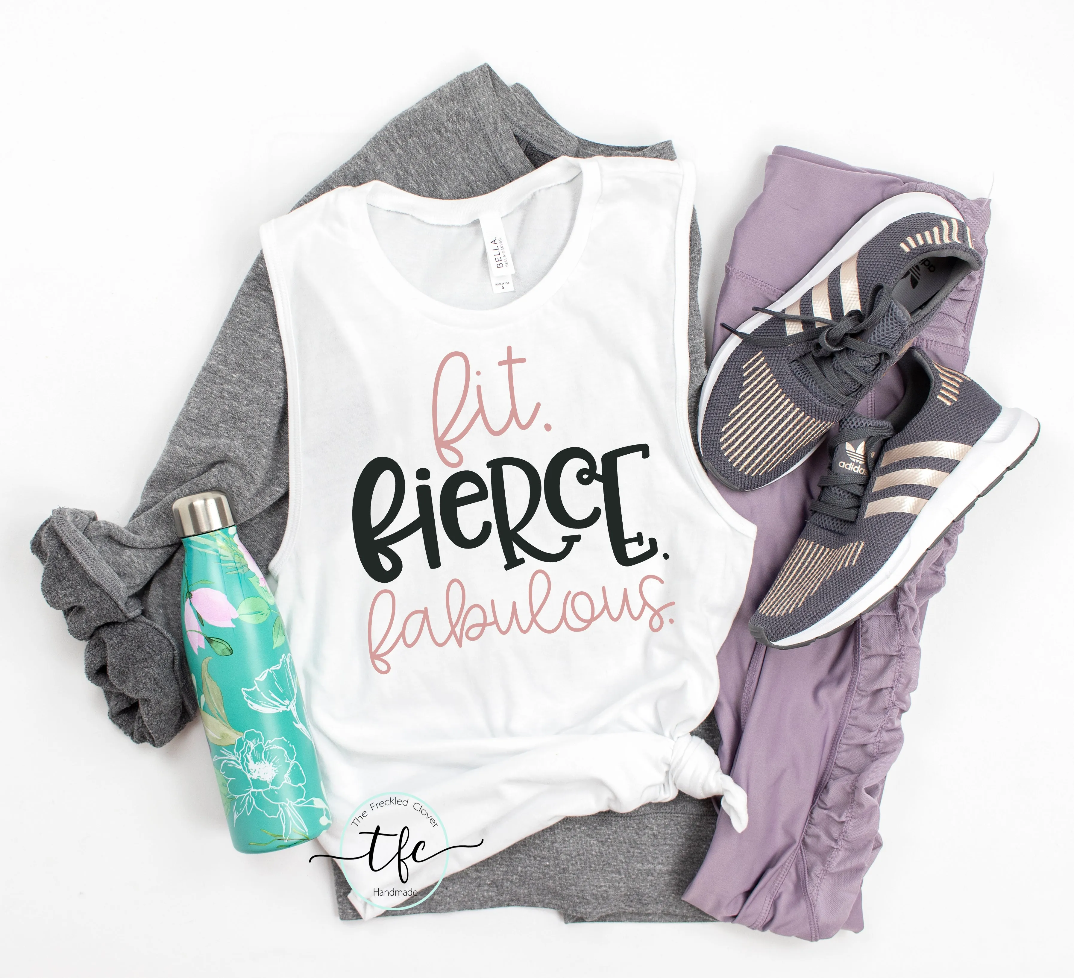{Fit. Fierce. Fabulous.} Festival Muscle Tank